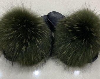 lime green fur slides