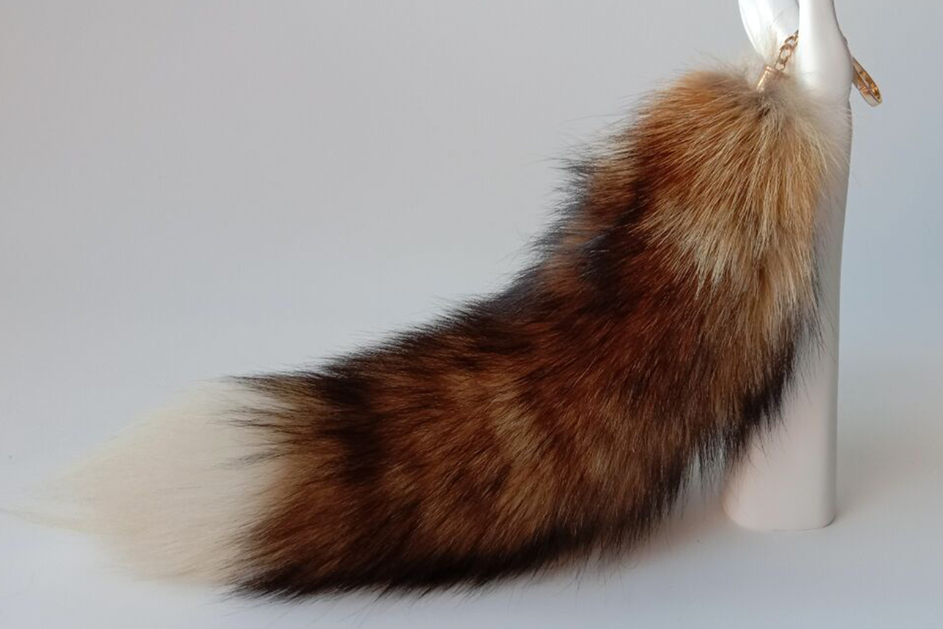 Fur Fox Tail Fashion Accessory Stock Photo - Image of head, animal:  238563062