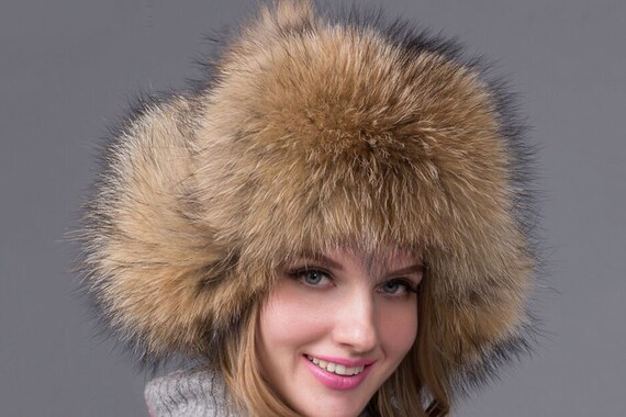 Fur Hat Ushanka Russian Hats Womens 