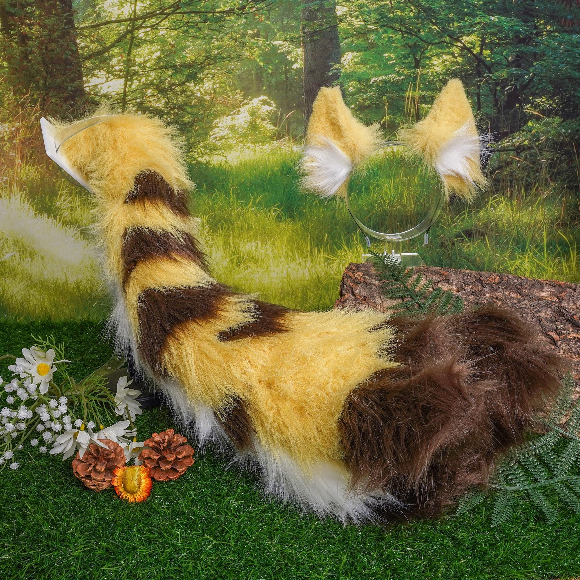 ZZZ Zenless Zone Zero Pulchra Fellini フェイクファー耳としっぽ