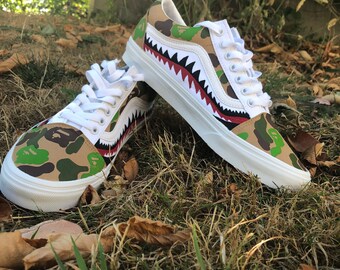bape vans etsy