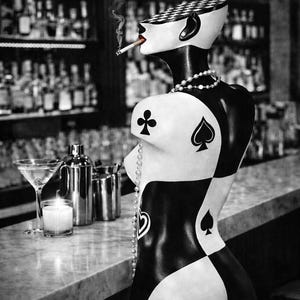 Poster New York Lady 60 x 90 cm