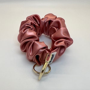 Satin Scrunchie Wristlet | Luxury | Keychain