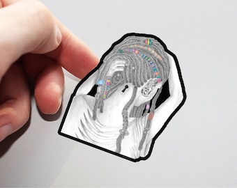 Gefürchteter Schlüsselloch Sticker