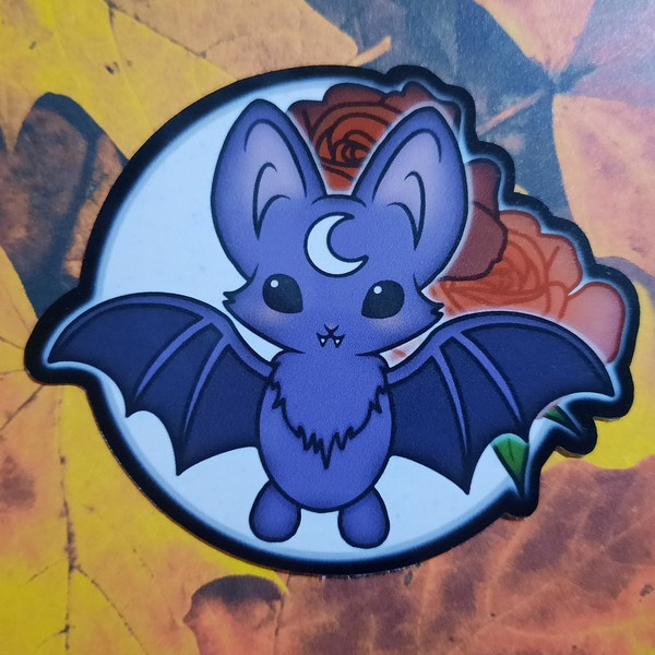 Cute Bat Sticker Etsy