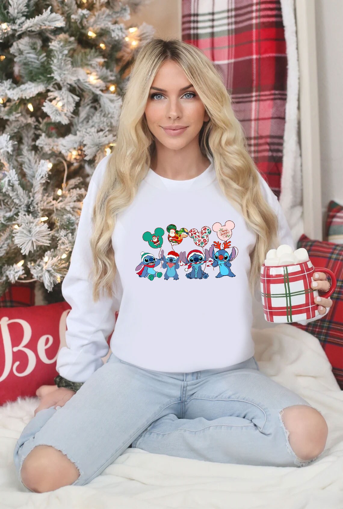 Discover Disney Christmas Shirt, Stitch Christmas Shirts, Disney Sweatshirt