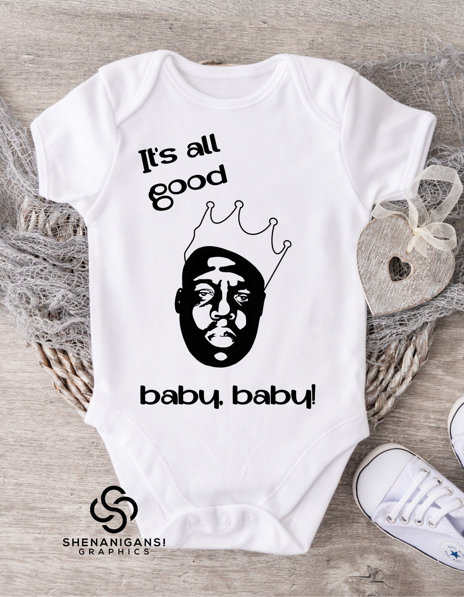 Baby Onesie, Baby Romper, Rap Baby Gift