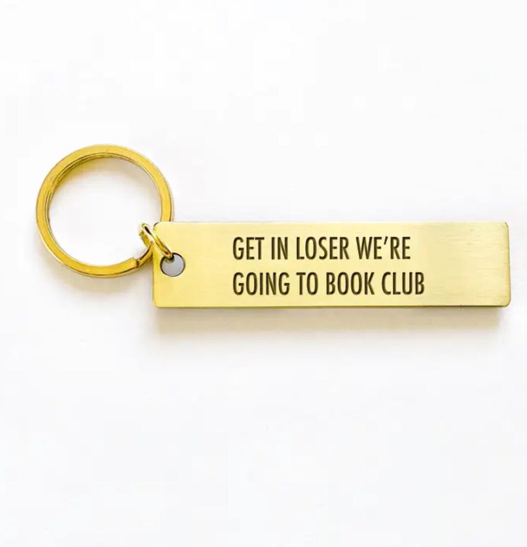 Funny Key Tags, Keychain Gifts, Funny Gifts, Book Lover Gift Etsy