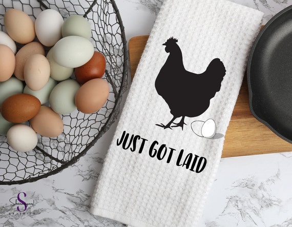 Kitchen Towel Funny Kitchen Towel Chickens Funny Kitchen 