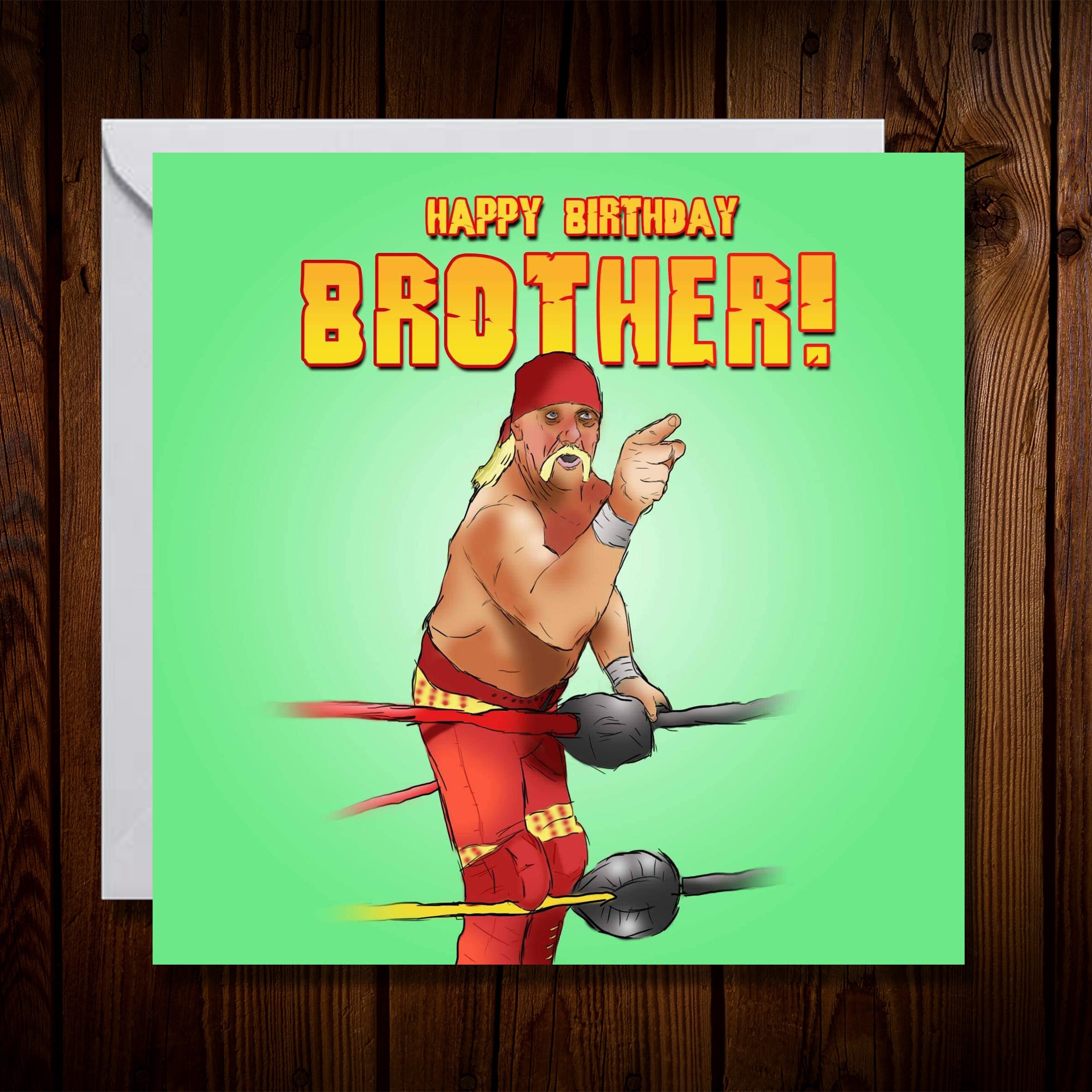 Hulk Hogan Birthday Card Meme Card Funny Birthday Card | Etsy