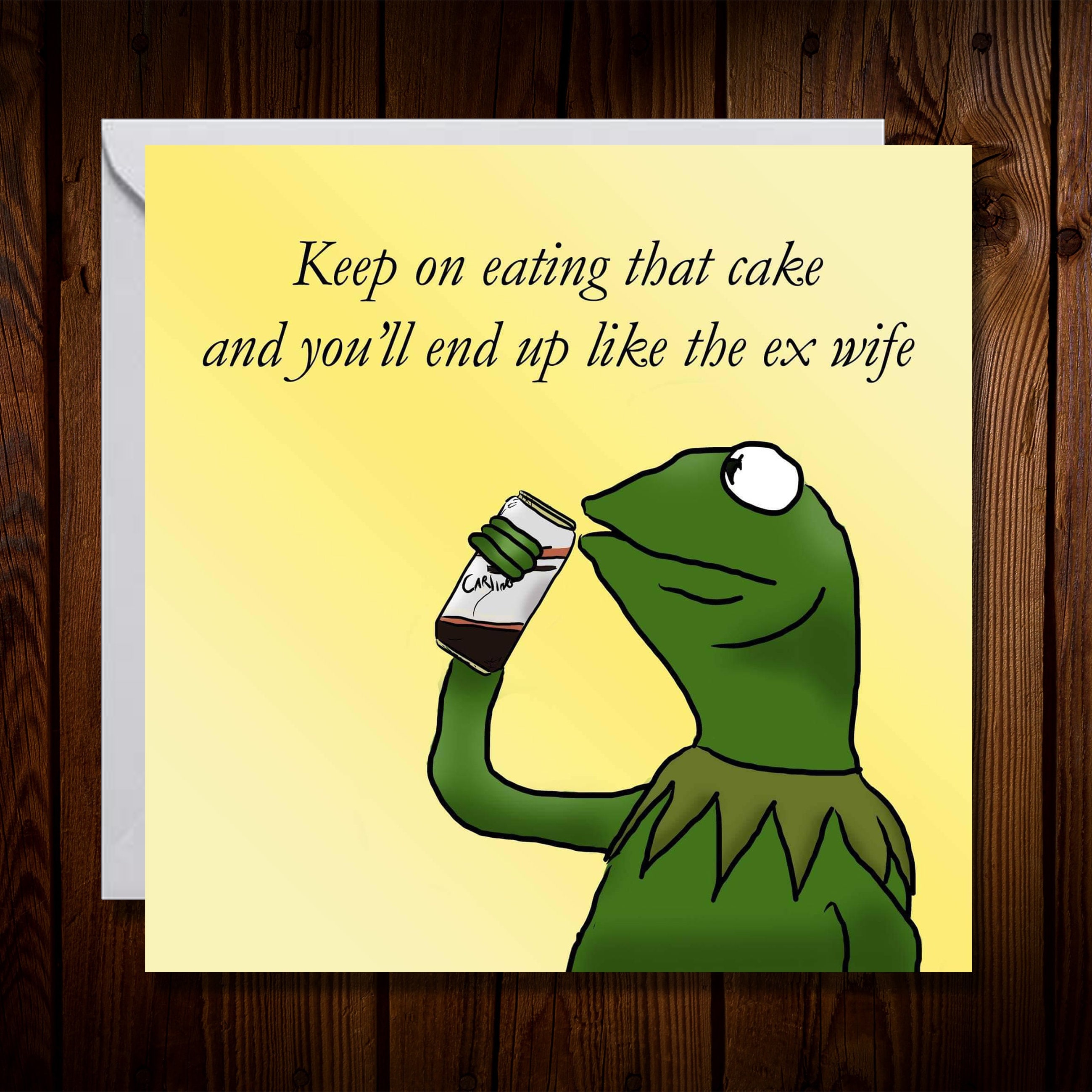 Kermit Geburtstagskarte MemeKarte Lustige Etsy