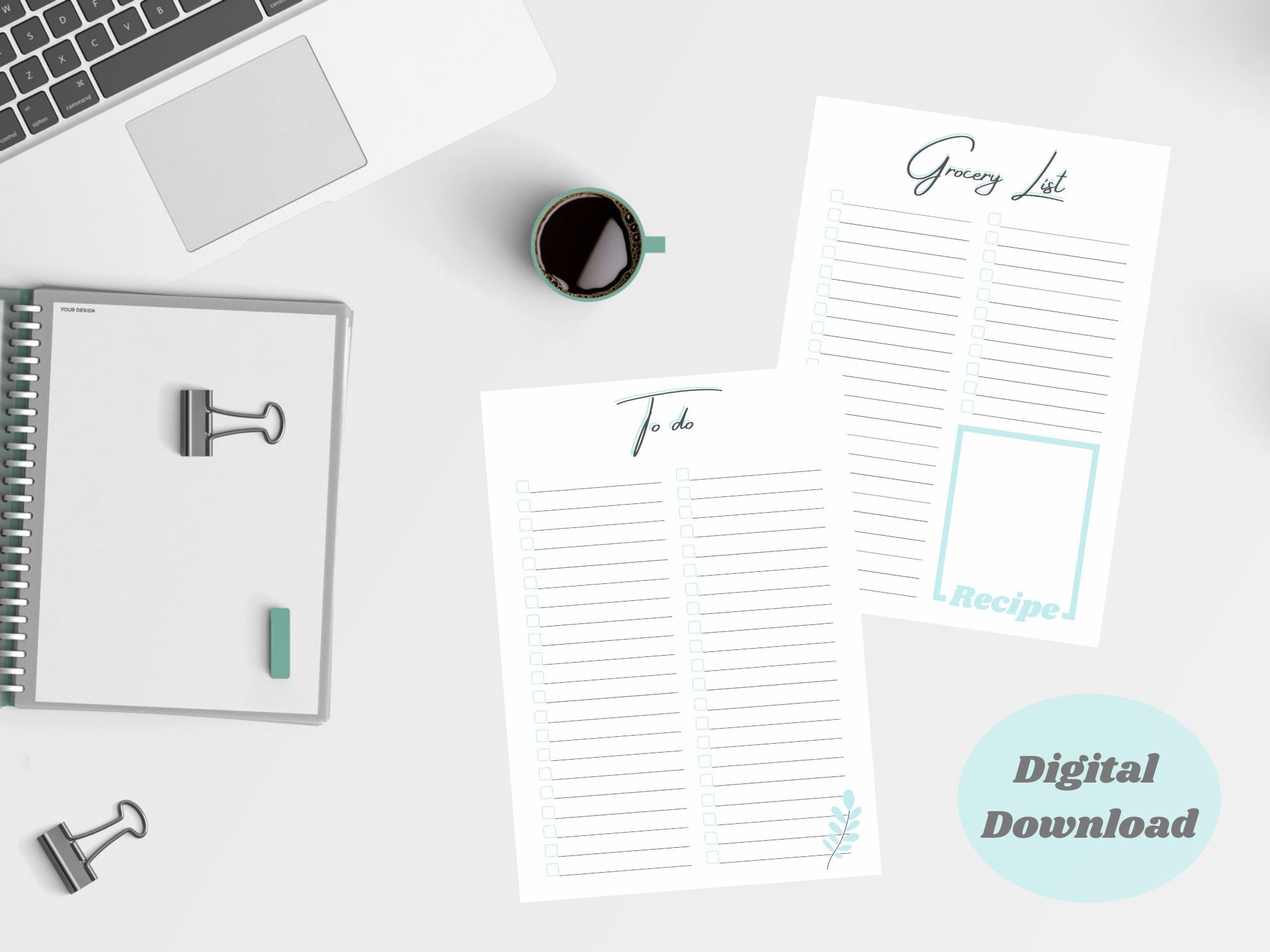 to do grocery list printable template checklist pdf etsy