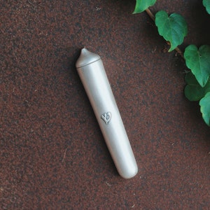 Silver Plated Modern Mezuzah