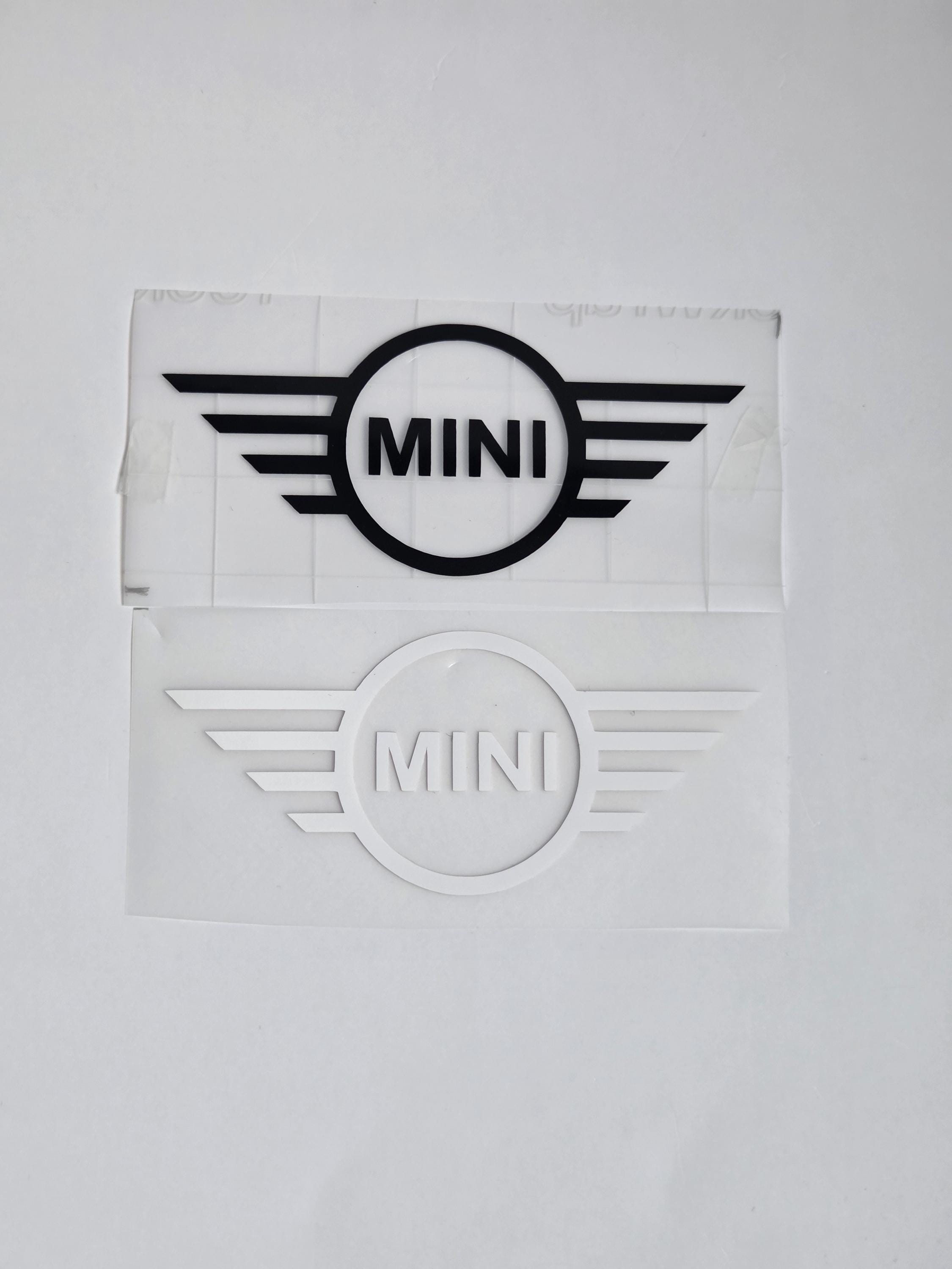 Mini Minor Stickers 2 × MINI Logo Vinyl Decal Sticker | Car Window Sticker | 12cm Permanent ...