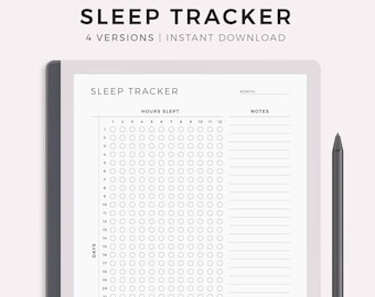Schlaf-Tracker für Remarkable 2, Instant Download