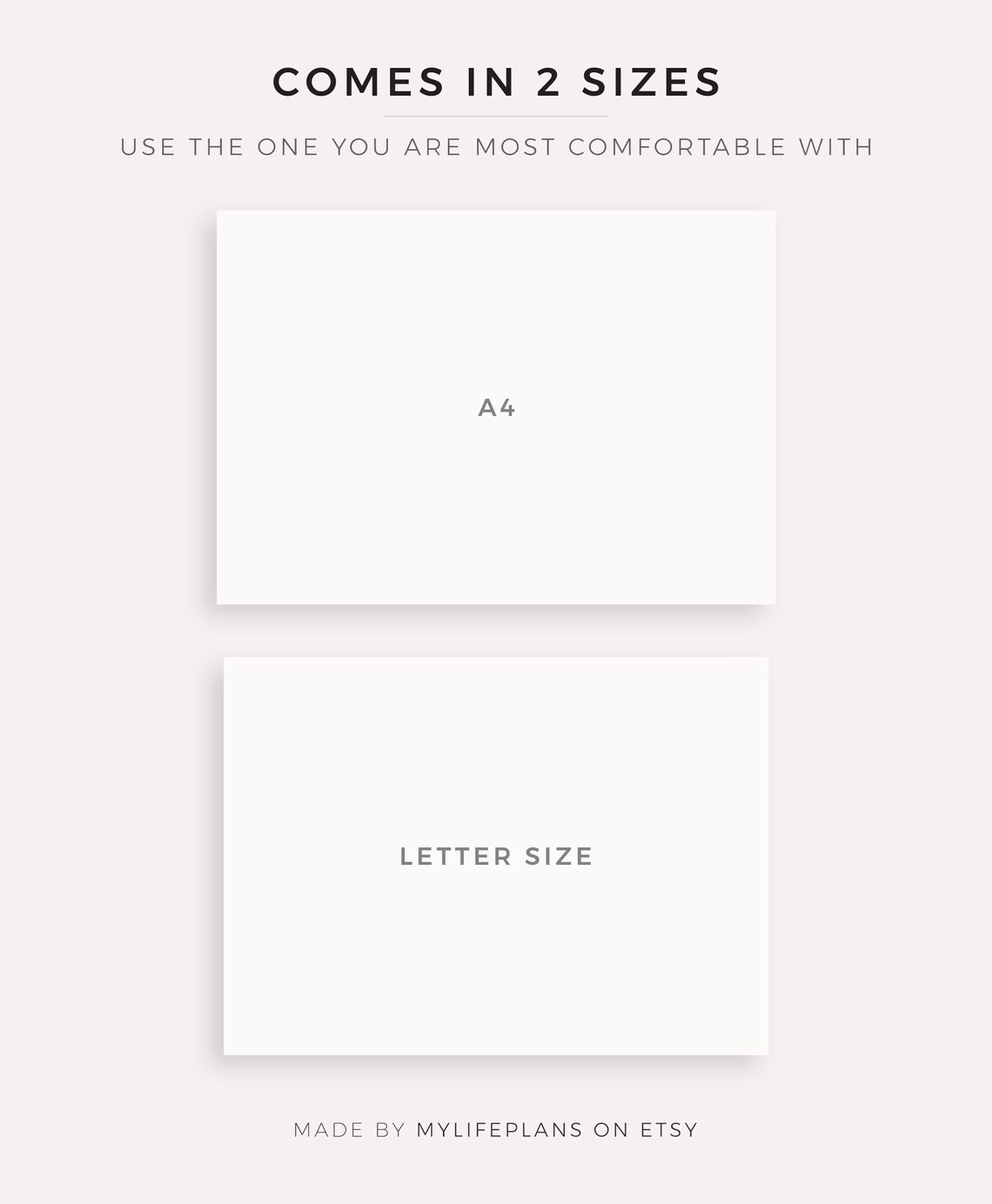Blank Monthly Calendar Printable Landscape Minimalist - Etsy