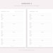Contacts List Printable, Address Book, Contact Information, Contact ...