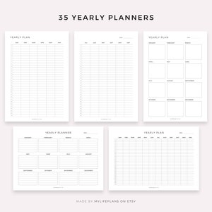 Whole Shop Bundle Daily Planners, Weekly Planners, Monthly Planners, Yearly Planners, Calendars and More, A4/A5/Letter/Half Letter image 6