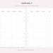 2 Page Blank Monthly Calendar Printable &amp; Fillable, Minimalist Calendar ...