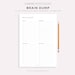 Brain Dump Printable, Priorities Organizer, to Do List Template, Get It ...