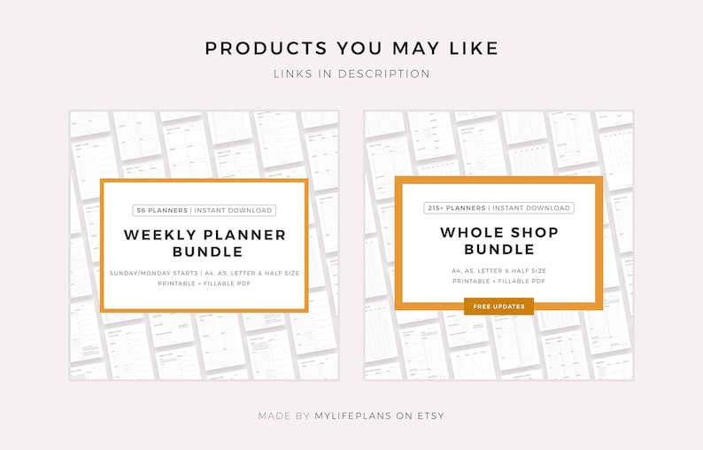 Weekly Review, Weekly Reflection, Weekly Evaluation, Weekly Summary, Printable Insert Template, A4/A5/Letter/Half, Instant Download PDF image 6