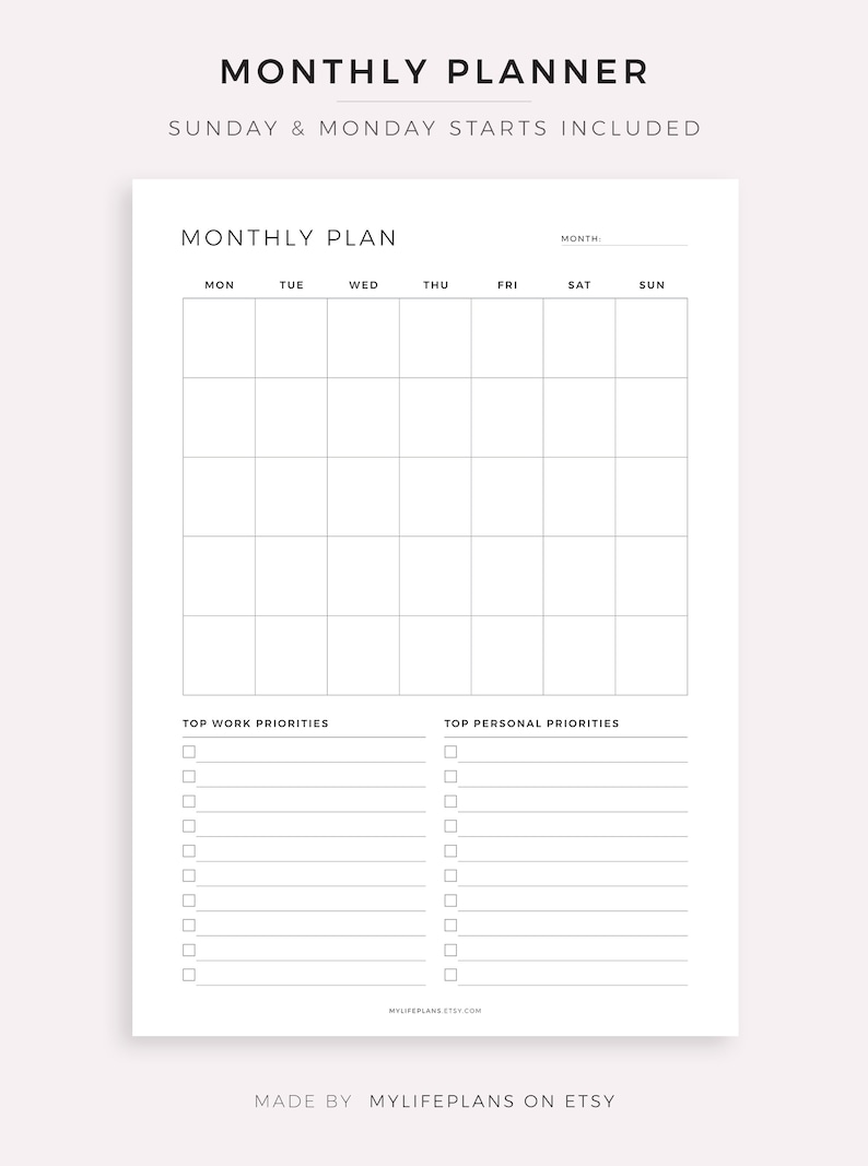 work-from-home-daily-planner-weekly-planner-monthly-etsy-uk