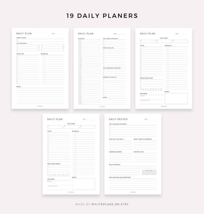 Digital Planner Bundle for Goodnotes, Notability, Noteshelf, Noteful ...