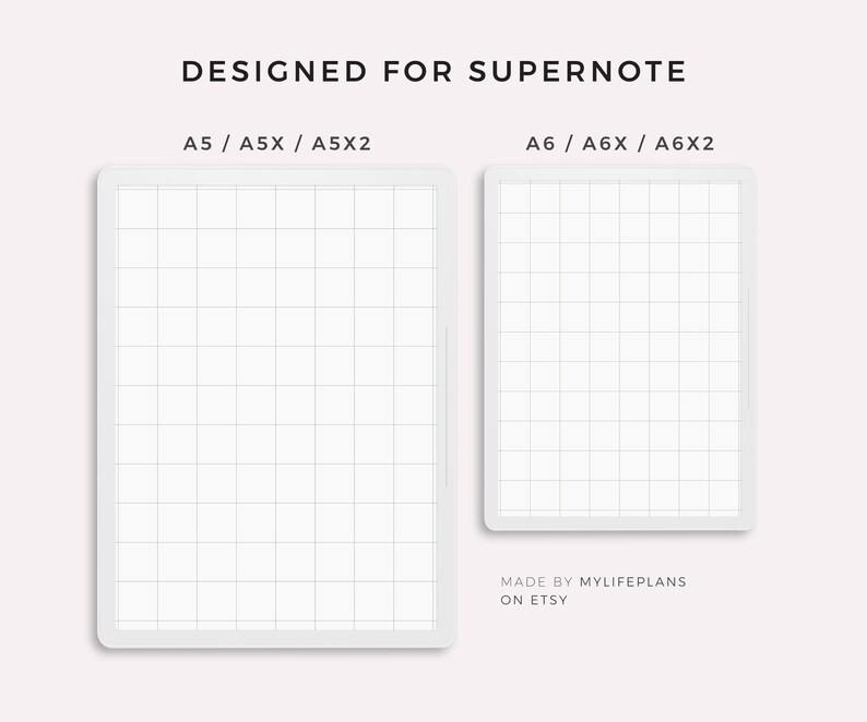 Graph Paper Six Different Sizes - 0.25", 0.5", 1", 10 Squares per Inch ...