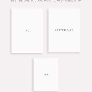 Weekly Planner, Daily Planner, Hourly Planner, To Do List, PDF Printable Inserts, A4, A5 & Letter, Instant Download image 3