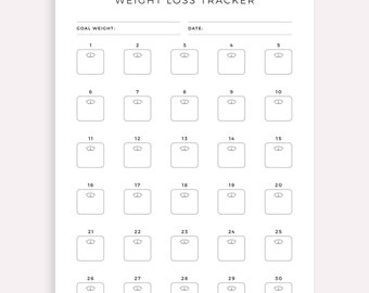 Goal Tracker Stamp - Perfect for Weight Loss, Savings, Fitness, etc –  Lavena Creative Co.