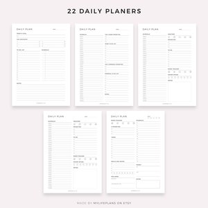 Whole Shop Bundle Daily Planners, Weekly Planners, Monthly Planners, Yearly Planners, Calendars and More, A4/A5/Letter/Half Letter image 3