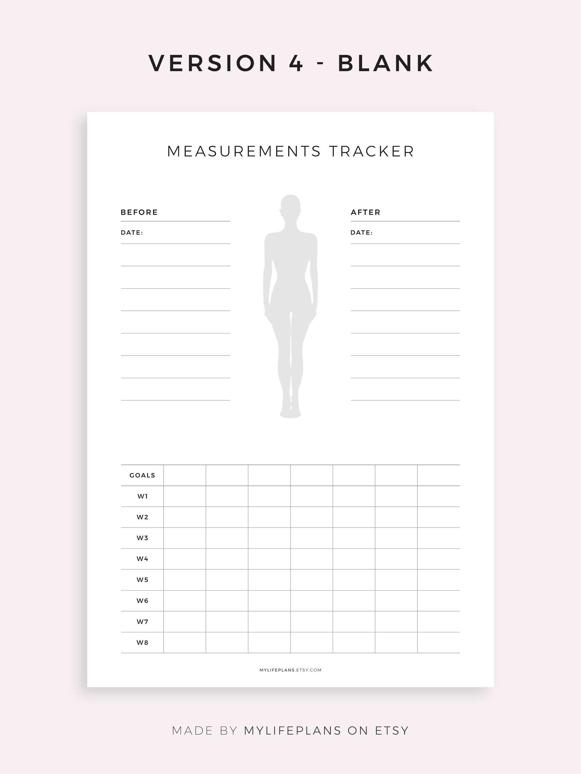 Start accurately tracking body measurements to highlight your progress