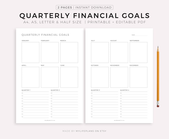 Printable Financial Planner – Shop AngelGrace