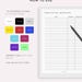 Medication Inventory Template for Remarkable Paper Pro, Instant ...