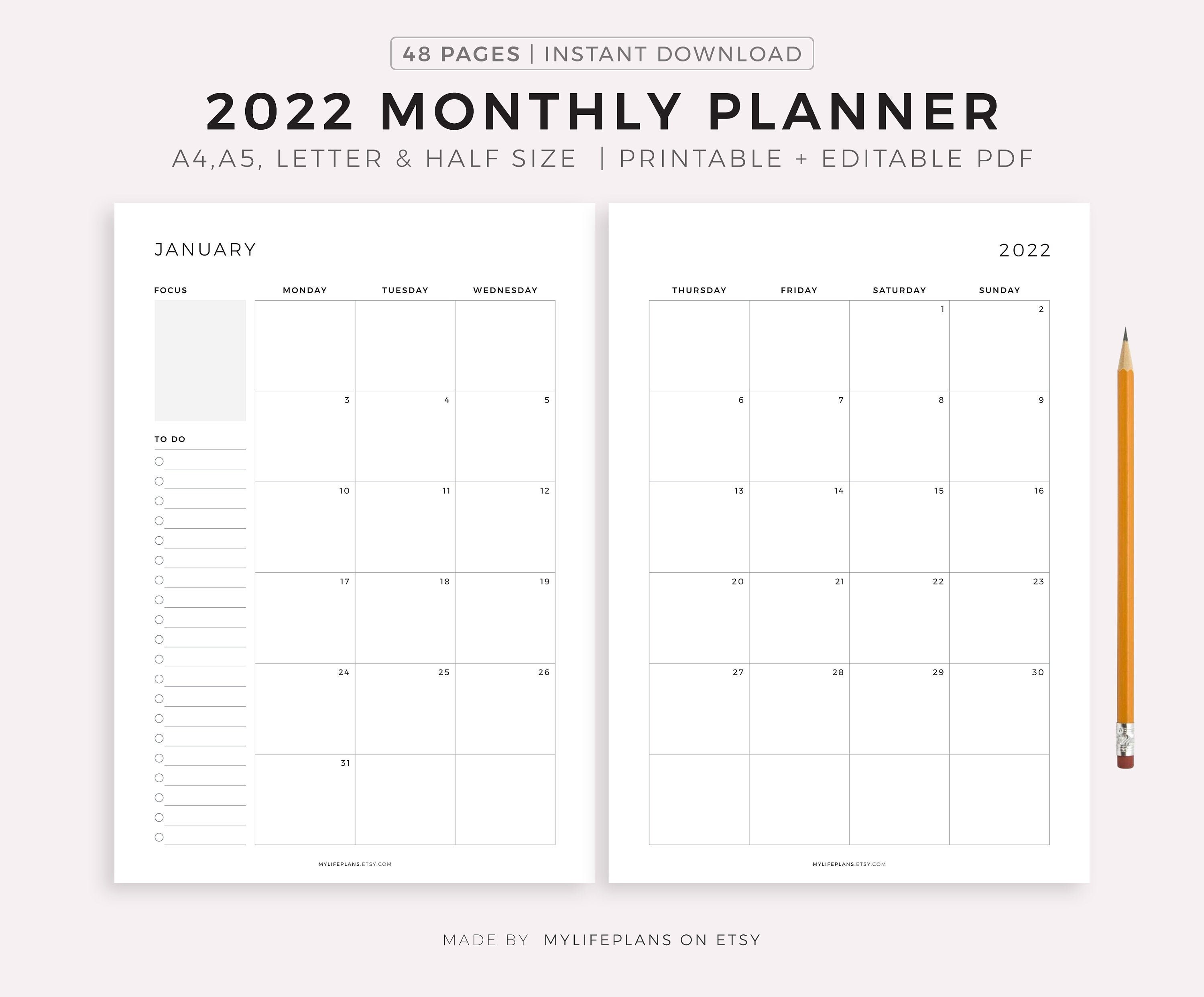 1 Month goals Plan. Datetime month