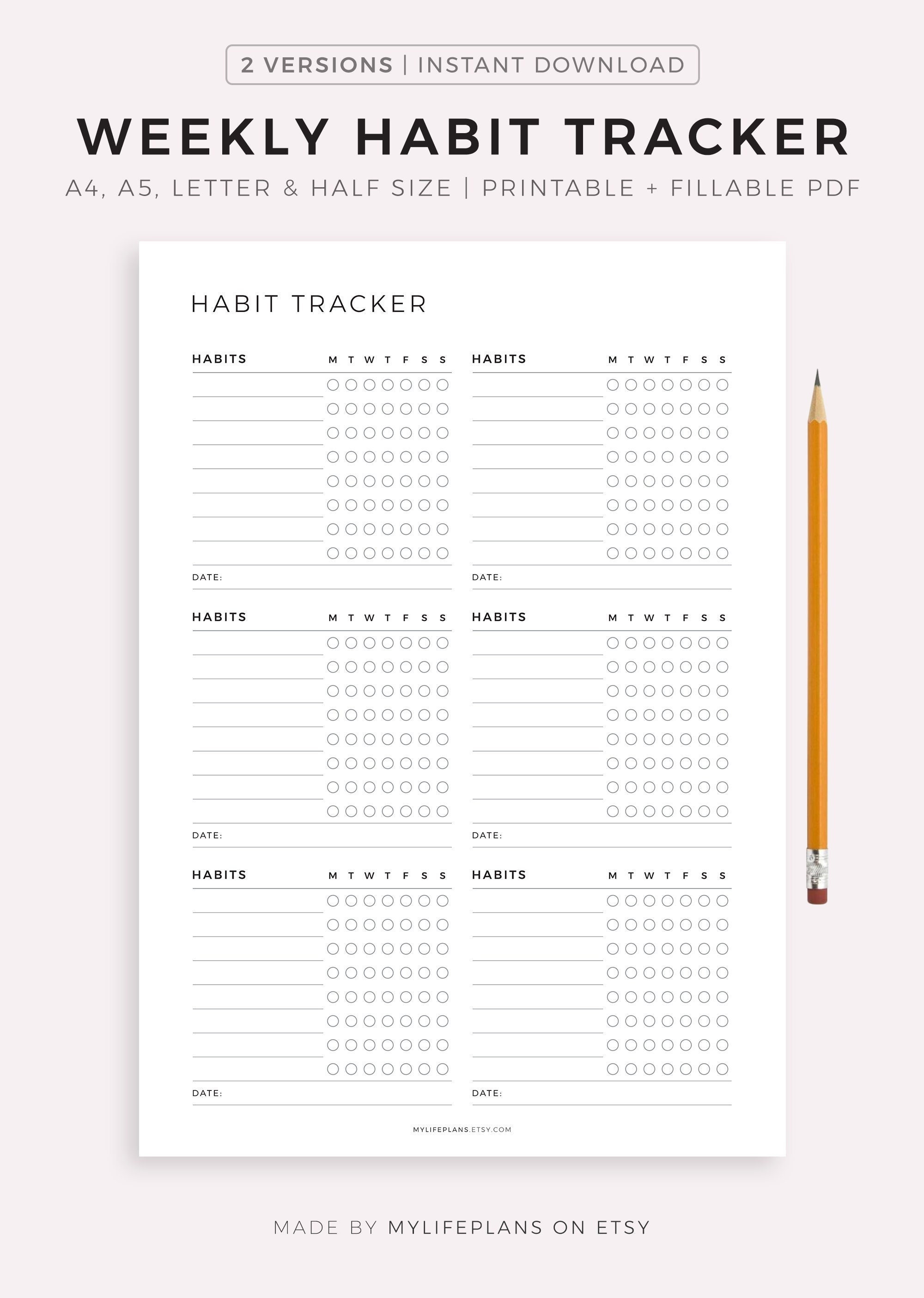 Habit Tracker Kit New Zealand