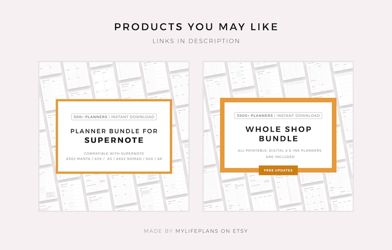 Minimalist Daily Planner for Supernote A5X2/A5X/A5/A6X2/A6X/A6, Instant Download image 5