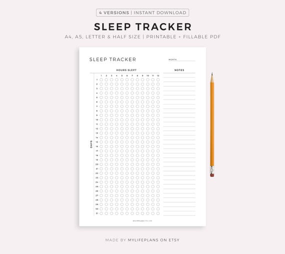Sleep Tracker Printable, Monthly Sleep Log, Sleep Quality Journal, Sleep Hours Tracker, Sleep Analysis Chart, Health Planner