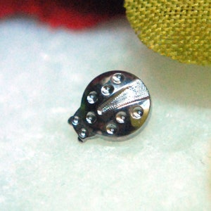 Implant Grade Internally Threaded Titanium Ladybird / Ladybug Shaped end