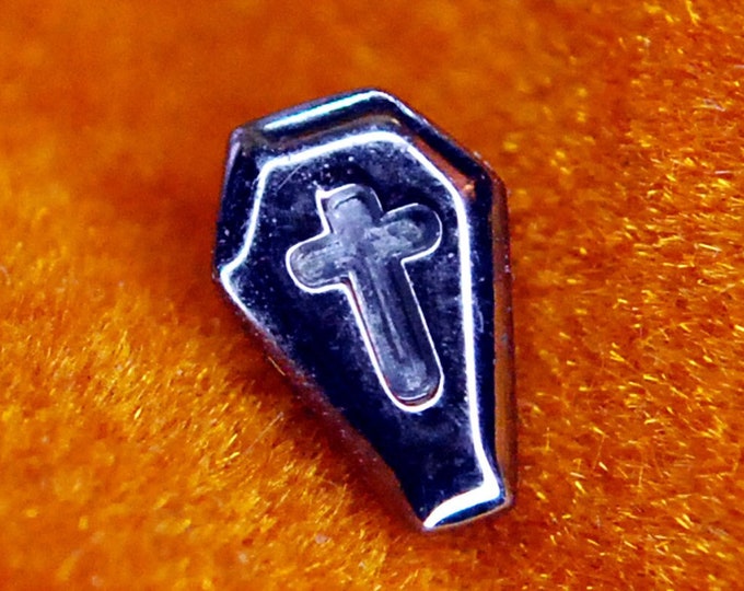 Implant Grade Threadless Titanium Coffin Shaped end - Push Fit - Cross, Coffin
