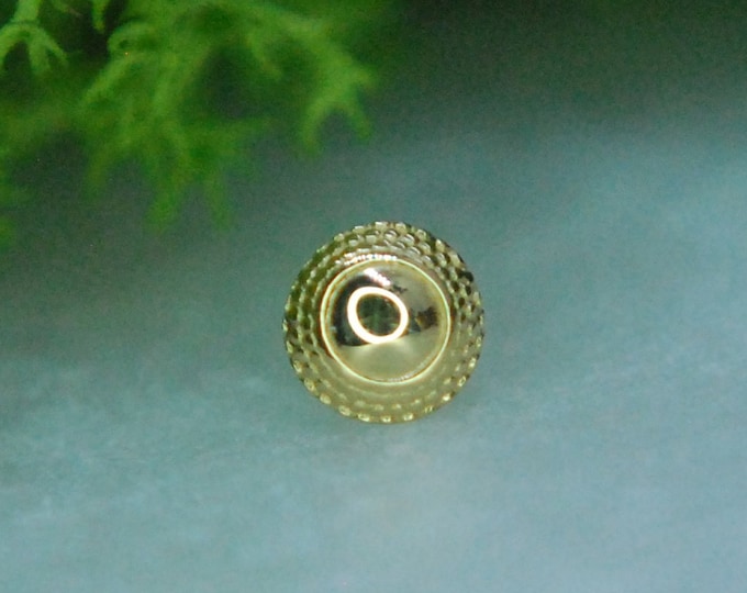 Anatometal 18k Yellow Gold Threadless Hera End - 4mm