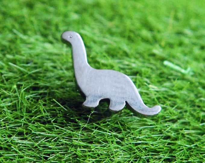 Implant Grade Titanium Dinosaur End - Threadless - Push fit, Cute attachment