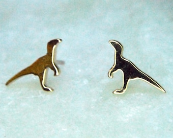 JUNIPURR Solid 14k Gold Dinosaur Threadless End