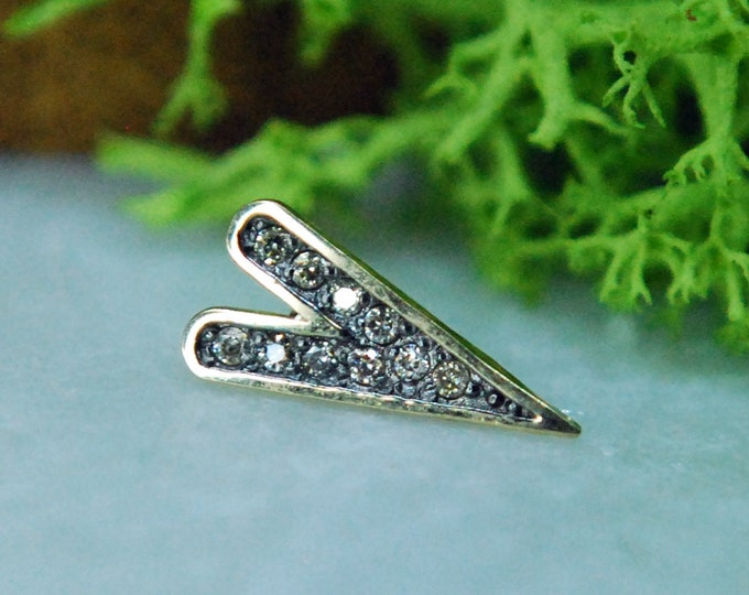 Solid 14k Yellow Gold Kaya Threadless End - Genuine Diamond