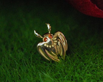 Solid 14k Gold Moth Threadless End - Junipurr Yellow Gold