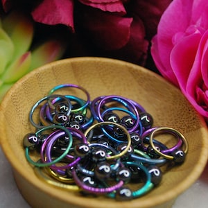 Anodised Niobium BCR / CBR - Various sizes - Hematite Ball