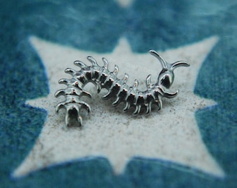 Titanium Internally Threaded Centipede End  - Bug - 16ga / 1.2mm