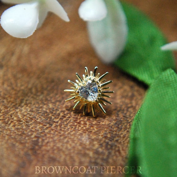 JUNIPURR Solid 14k Yellow, White, or Rose Gold Heartbreak