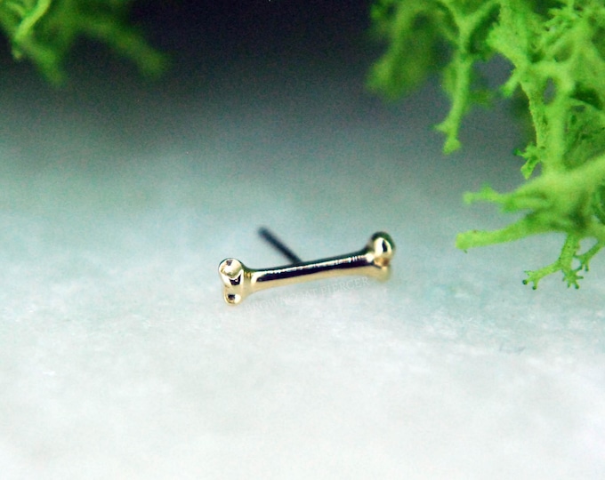 Junipurr 14k Yellow Gold Thigh Bone  Threadless End - Body Jewellery, Body Piercing, Thighbone