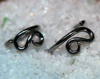 Niobium Ring - 'Demeter'  Custom shape ring for piercings, helix, tragus, lips, nostrils, eyebrows etc!